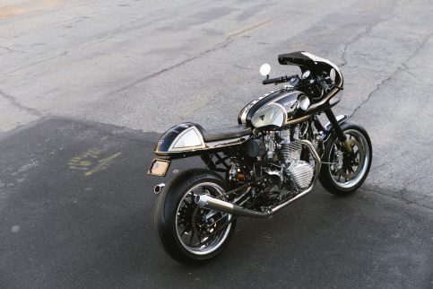 Weiss Performance Bonneville 1200 cafe racer
